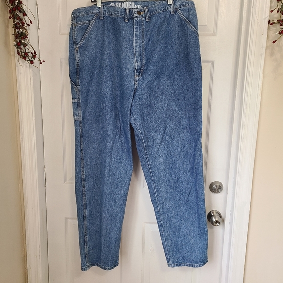 (873) Gander Mountain Men's Classic Relaxed Fit Straight leg Jeans, Size:44/32 - Picture 6 of 17